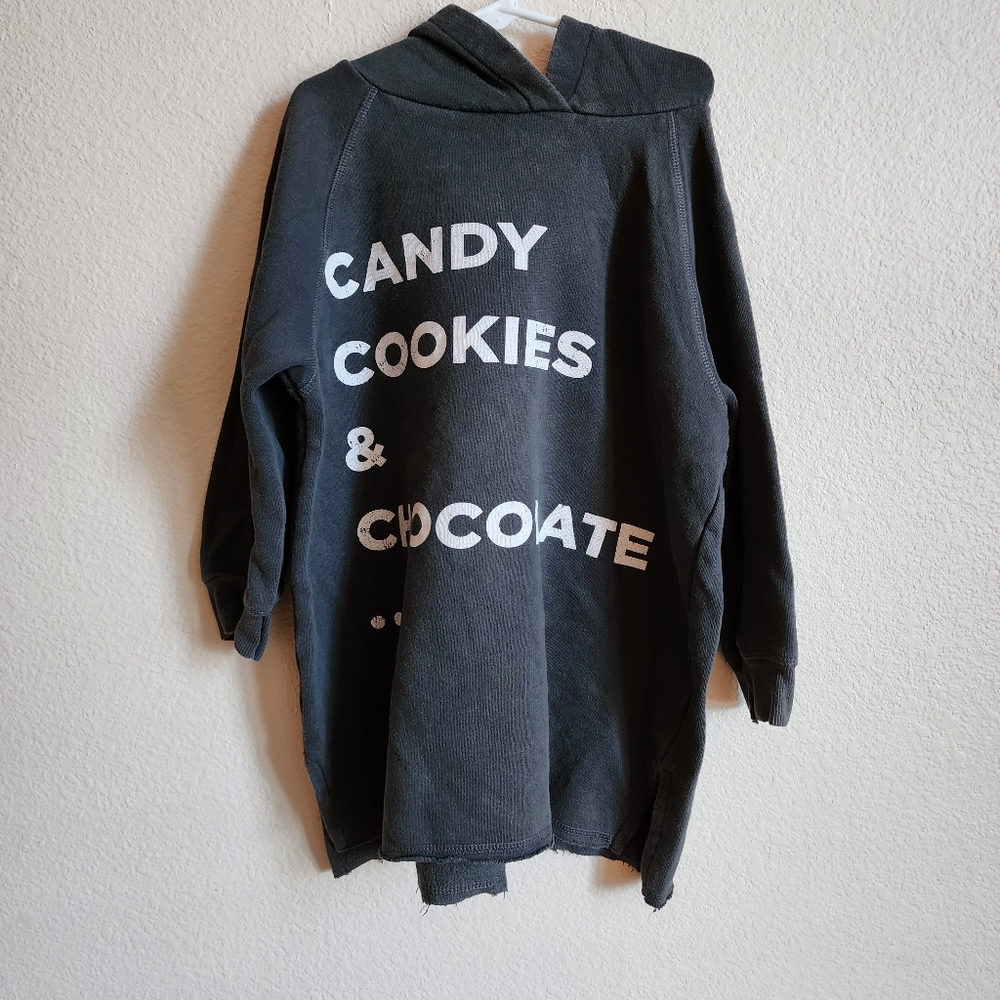 Zara Hoodie long Sweatshirt Size 8